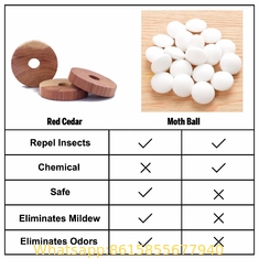 Cedar Wood Moth Protection Balls Non-Toxic Moth Repellent Clothes cedar