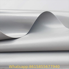 800gsm Glossy Pvc Coated Tarpaulin / Inflatable Tents Plastic Tarpaulins Fabric