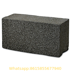 Grill Brick, 8 x 4, Black, 12/Carton
