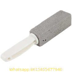 Natural Pumice Stone Toilets Cleaning Brush With Long Handle Stone