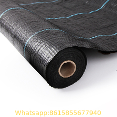 China Agriculture Control Black PP Woven Weed Barrier Mat