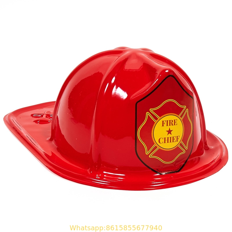 singapore fire hat, fire chief hat made of PVC