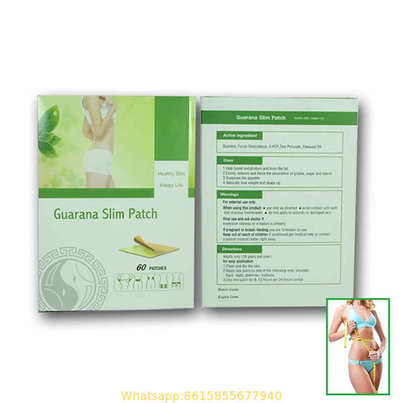 lose weight function fat burning guarana slimming transdermal patch oem service